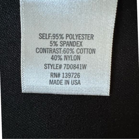 Black metallic gold and rose floral halter mini dress size large made in USA - Picture 7 of 9